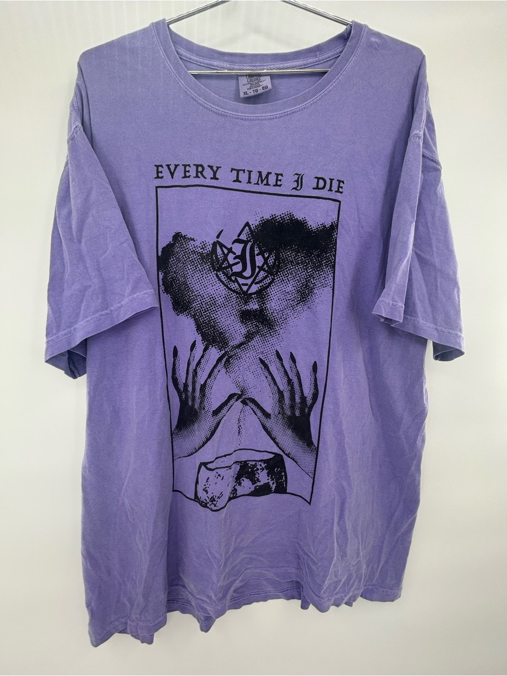 Every Time I Die Comfort Colors Oversized T-Shirt Unisex XL